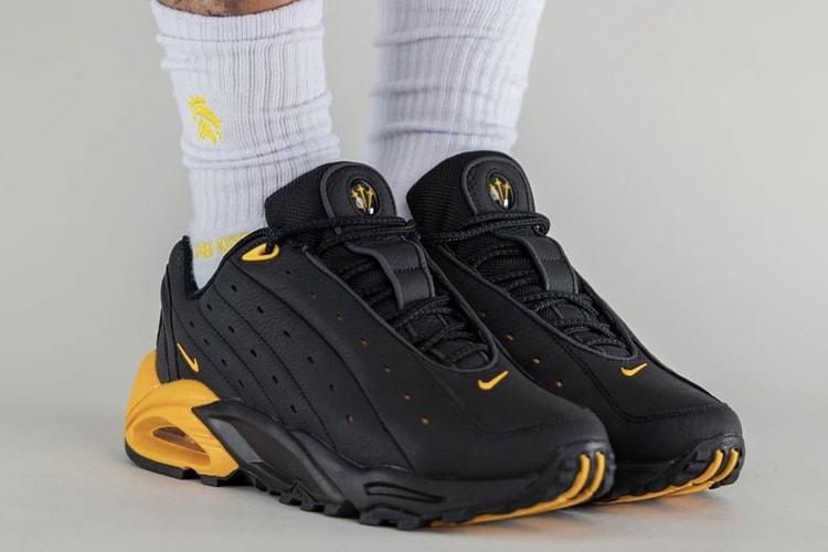 On-Foot Look at the NOCTA x Nike Hot Step Air Terra "Black/University Gold"