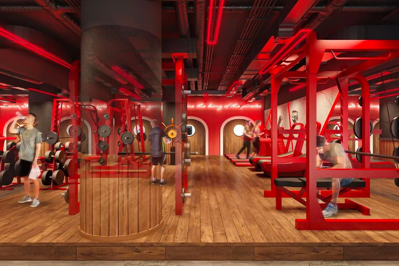One Piece Inspired Fitness Gym Tokyo Inside Look Info