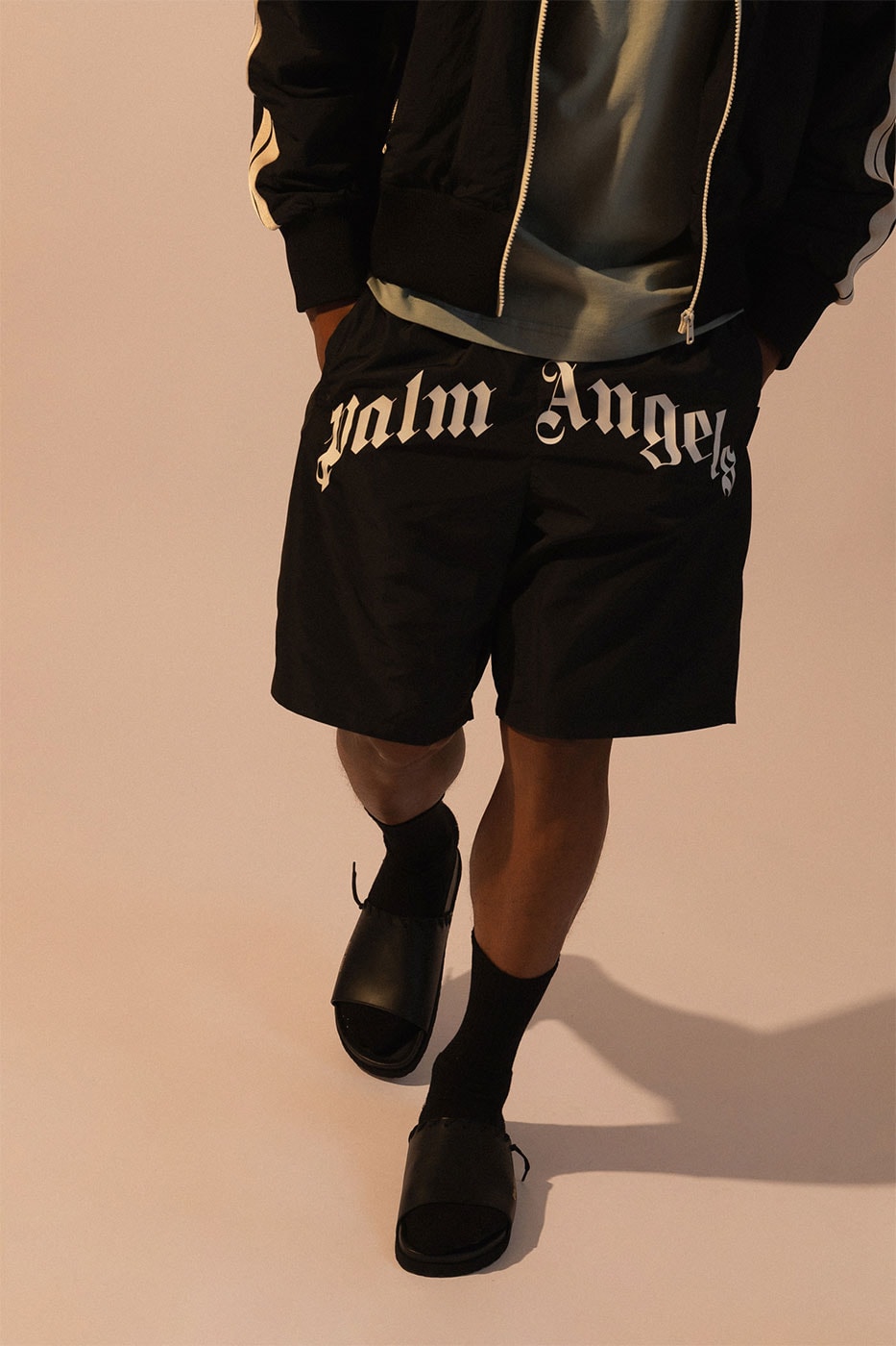 Palm Angels Spring Summer 2022 Collection HBX Release Info Buy Price T-shirts Sweatshirts Track Jacket Pants Bear Logo Curved