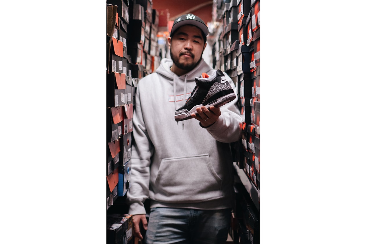 Perry Shum Gregory Lam fragment design Air Jordan 1 High and Air Jordan 3 Black Cement sole mates interview