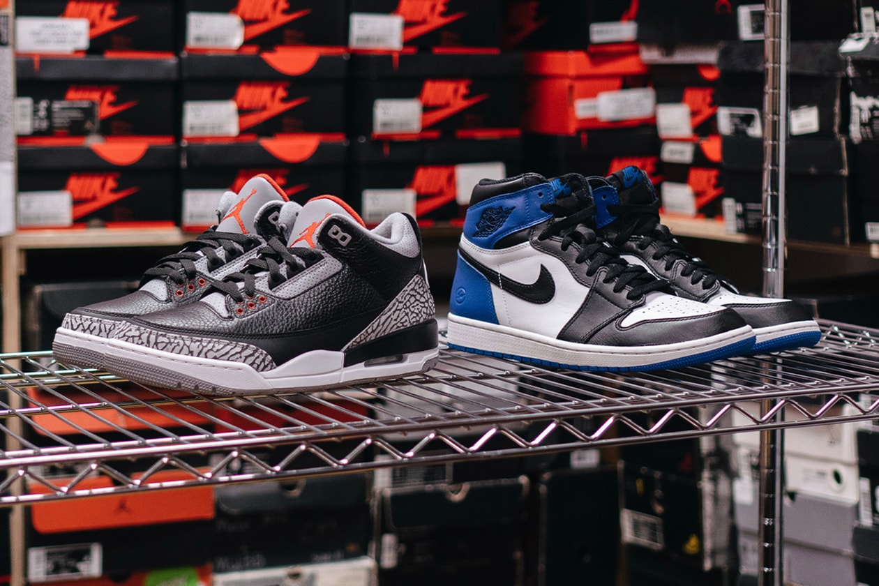 Perry Shum Gregory Lam fragment design Air Jordan 1 High and Air Jordan 3 Black Cement sole mates interview