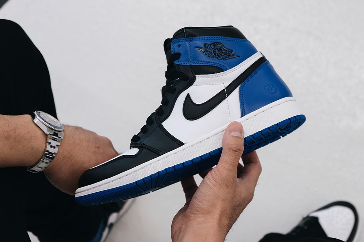 Perry Shum Gregory Lam fragment design Air Jordan 1 High and Air Jordan 3 Black Cement sole mates interview