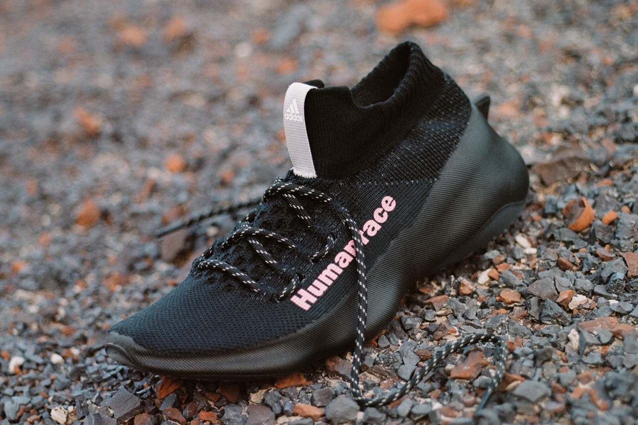 Pharrell Williams adidas Humanrace Sičhona Core Black Semi Solar Pink Vivid Green Release Information Drop Date Closer First Look GX3032