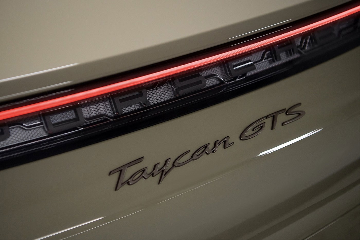Porsche Taycan GTS Hockenheimring Celebrates the 90th Anniversary of the Track german ev electric vehicle stone grey