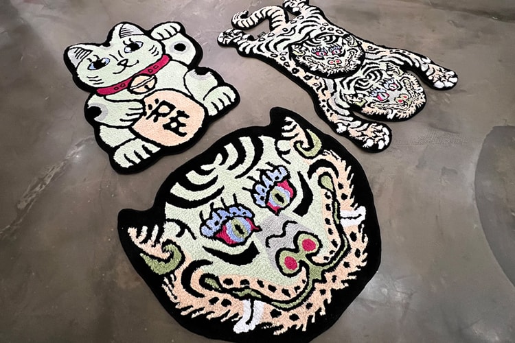 RAW EMOTIONS Releases its Mascot Tiger Rug in a Fresh Mint Colorway