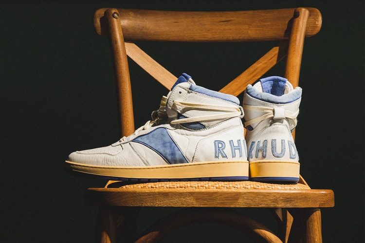 RHUDE Delivers Rhecess Sky-Hi and Low Sneakers in New SS22 Colorways