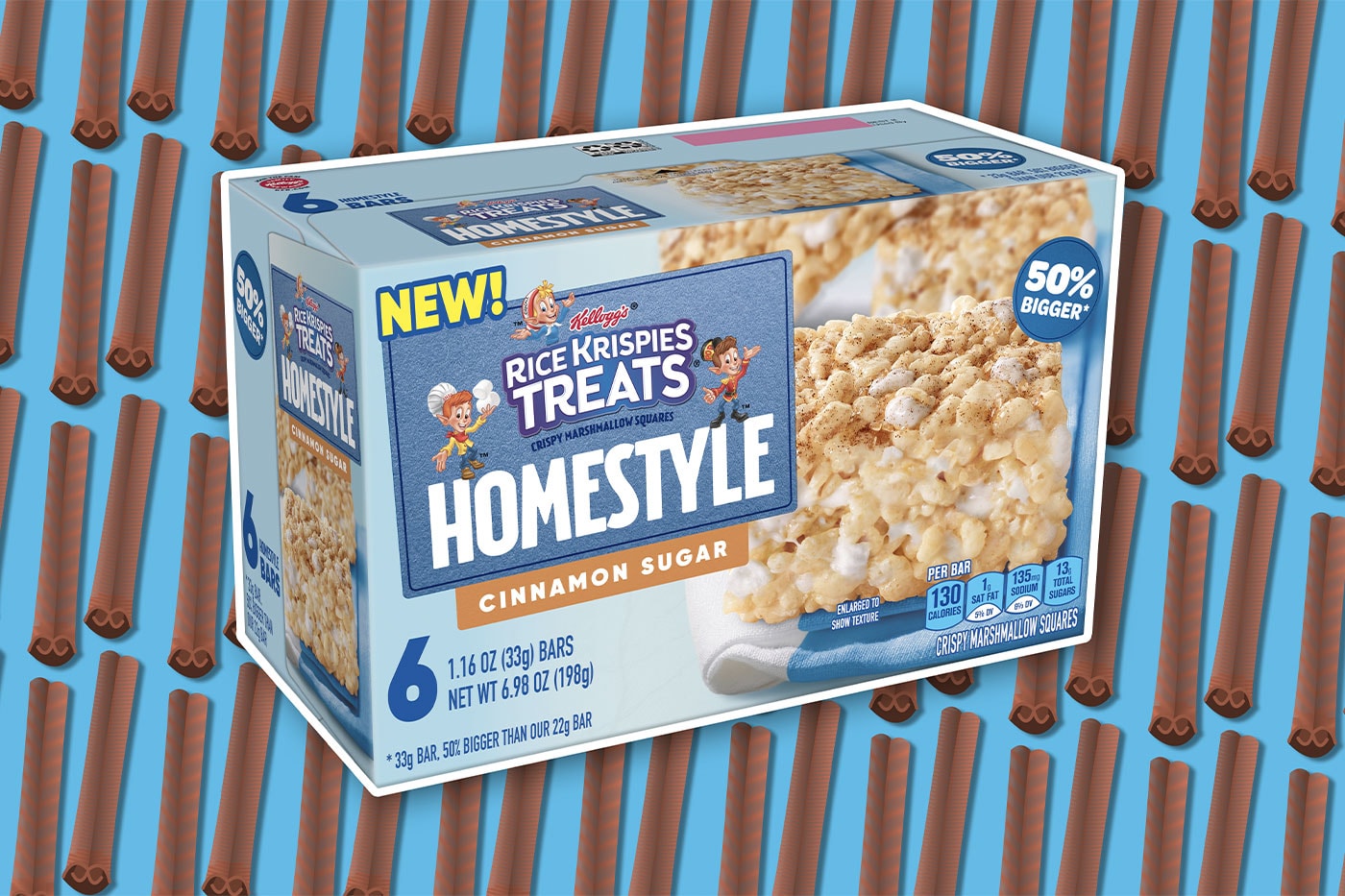 Rice Krispies Treats Captures the Magic of Homemade Sweets With New Cinnamon Sugar Flavor snap pop and crackle kellogg