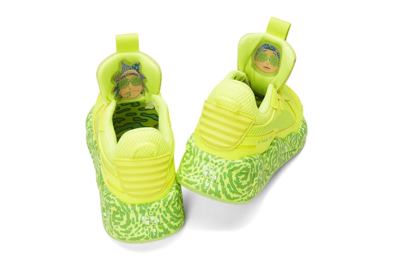 The 'Rick and Morty' x PUMA RS-X Has an Official Release Date 386781-01 neon yellow lamelo rick and morty mb.01 adult swim 