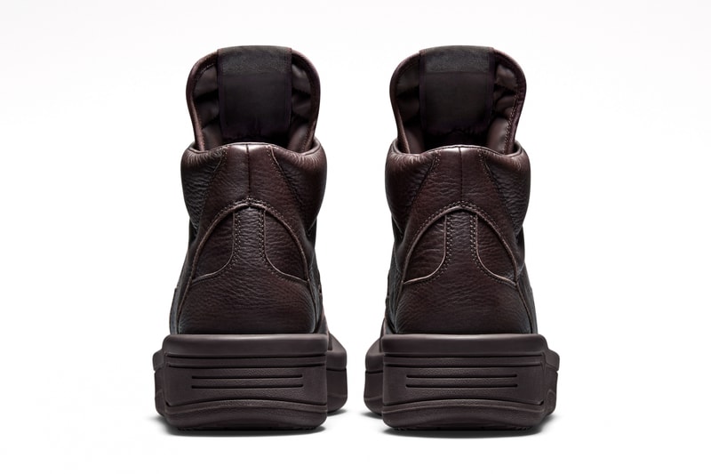 Rick Owens DRKSHDW x Converse Revisit the Bulky TURBOWPN Sneakers clay egret colorways leather platform soles weapon release info date price