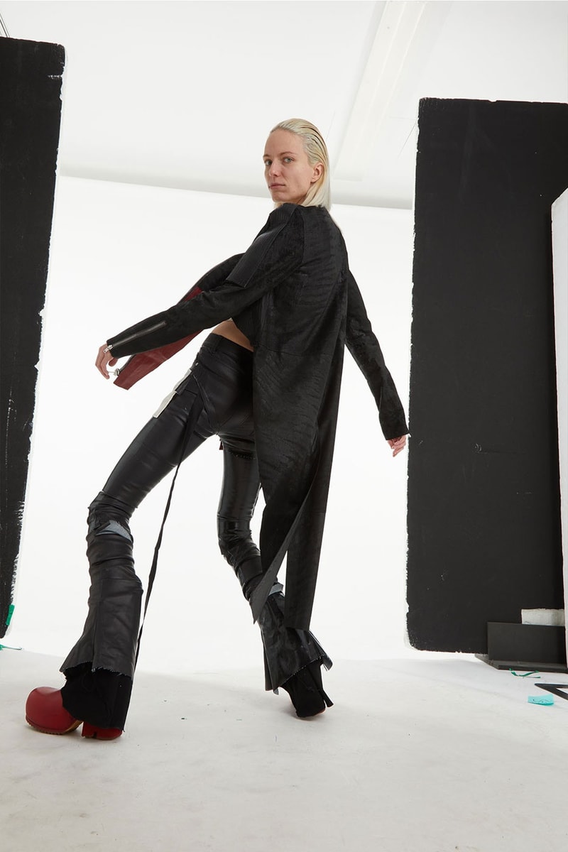 Rick Owens Launches Collaborative Capsule With Venetian Artist Swamp God michele lamy 