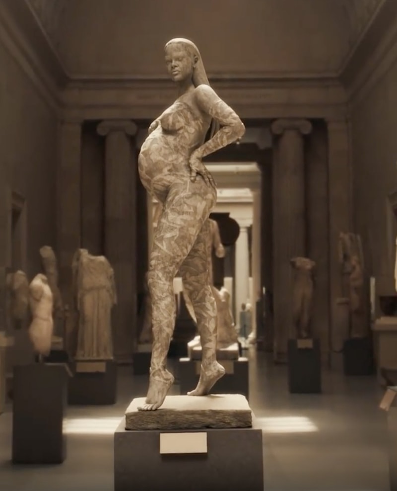 Rihanna Shut Down the Met Gala Appearing as a Marble Statue
