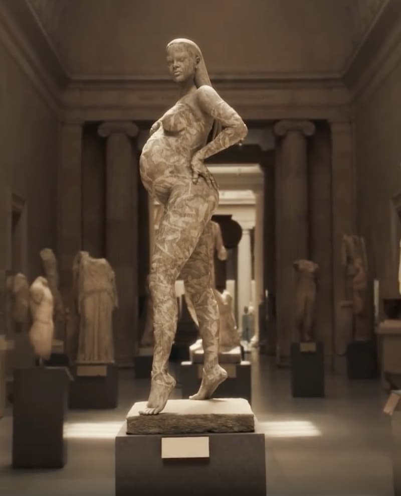 Rihanna Honored With 2022 Met Gala Marble Statue | HYPEBEAST