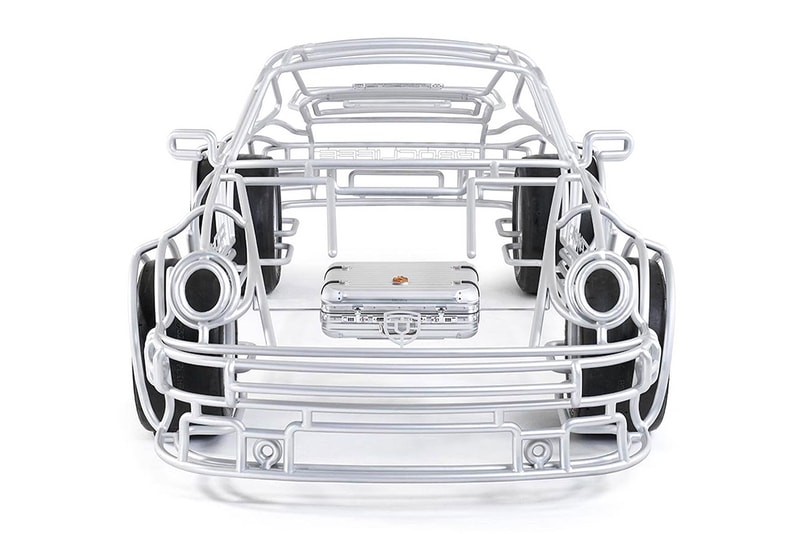 Benedict Radcliffe RImowa Porsche 934 design hollow steel tubes suitcase frame life size model creation news info