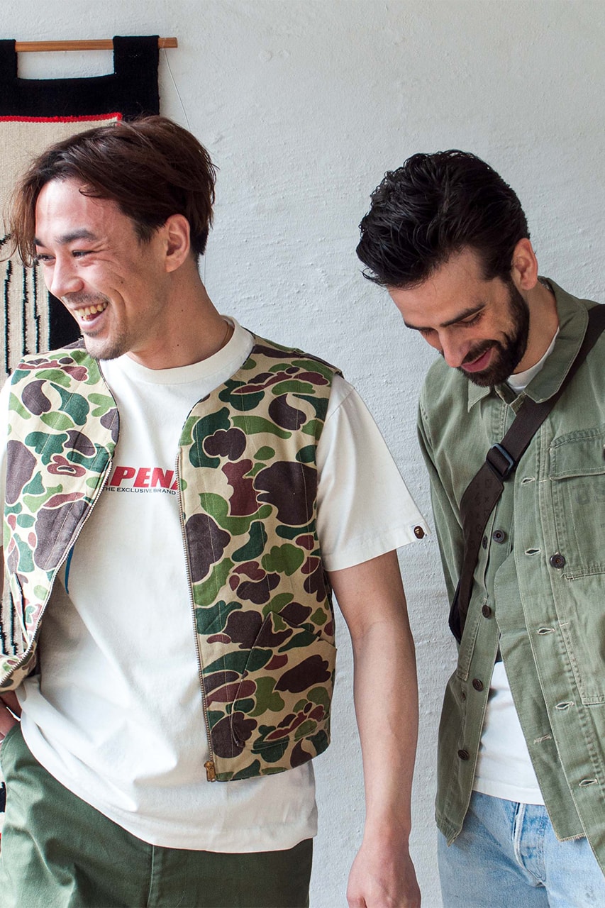 rockhopper half.hide copenhagen vintage pop up american military denim japanese streetwear bape junya watanabe wtaps