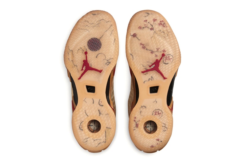 rui hachimura air jordan 36 global game washington wizards japanese characters red clay release info date price