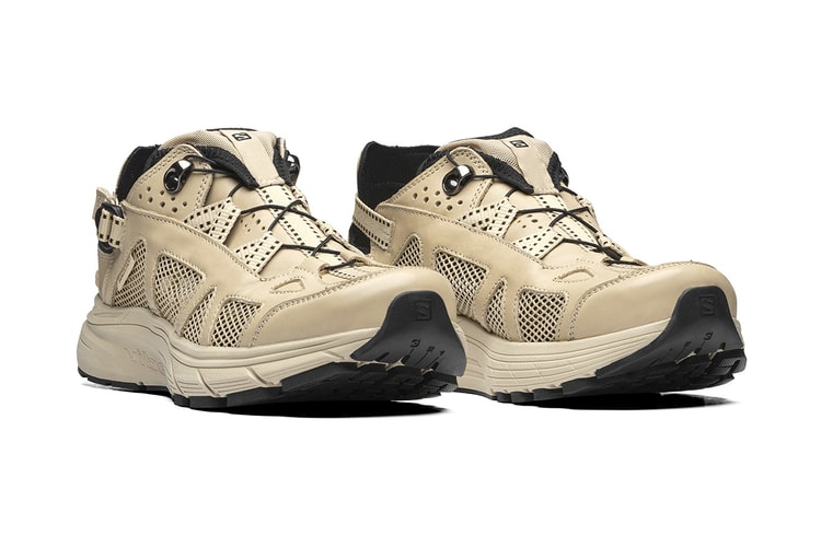 Salomon Releases Summer-Ready Techsonic Leather ADV Silhouette in "Safari" or "Black"