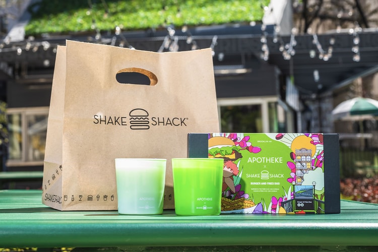 Enjoy the Scent of "Burger and Fries" With These Shake Shack x Apotheke Candles