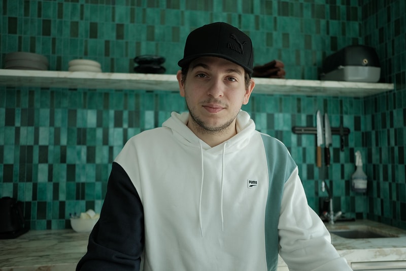 puma solemann haddad food japanese dubai middle eastern flavor rooftop luxury exclusive collaboration headwear campaign