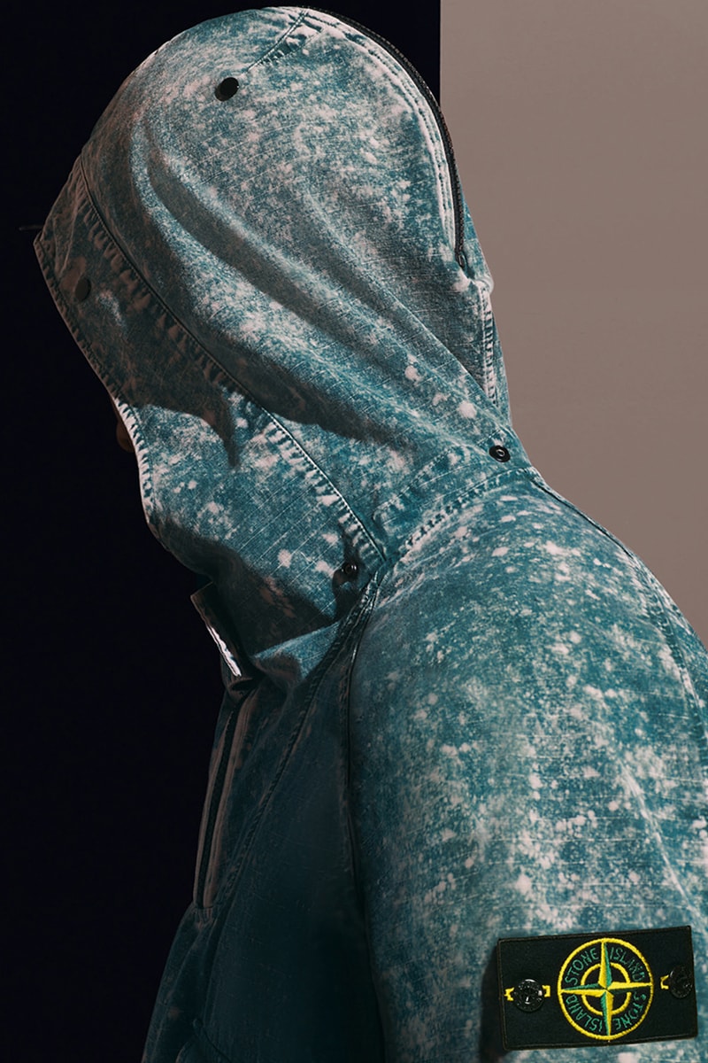 stone island cotton ripstop off dye collection release details information