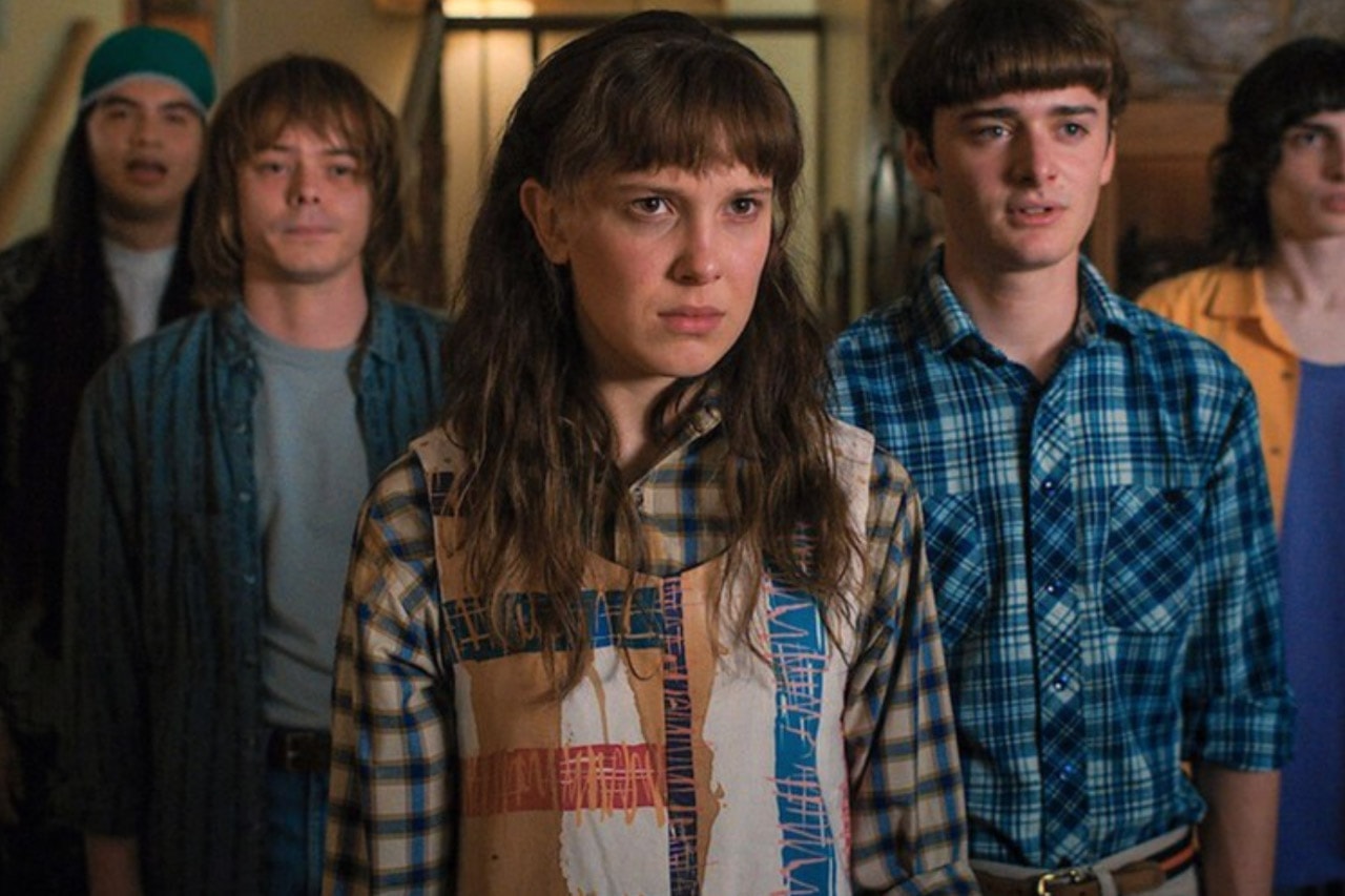 The Stranger Things cast from season one to season four