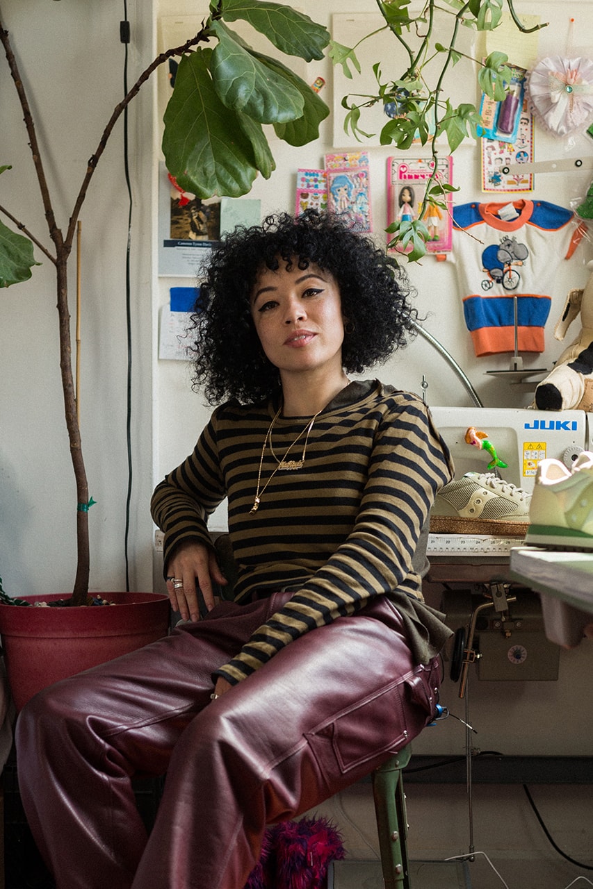Makayla Wray saucony footwear sneakers sustainable designer upcycle fashion streetwear new york creative