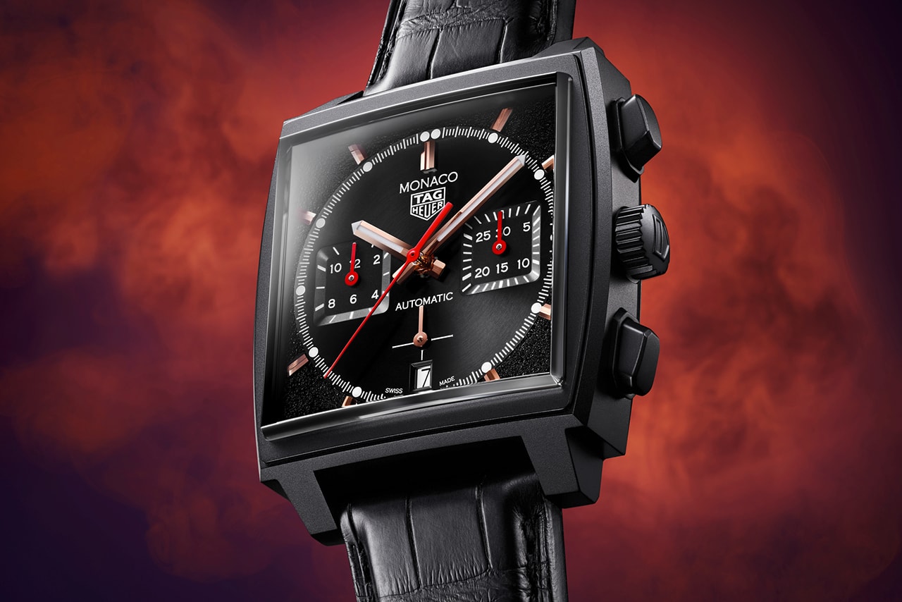 TAG Heuer Revives All-Black Monaco Dark Lord With DLC Titanium Special Edition