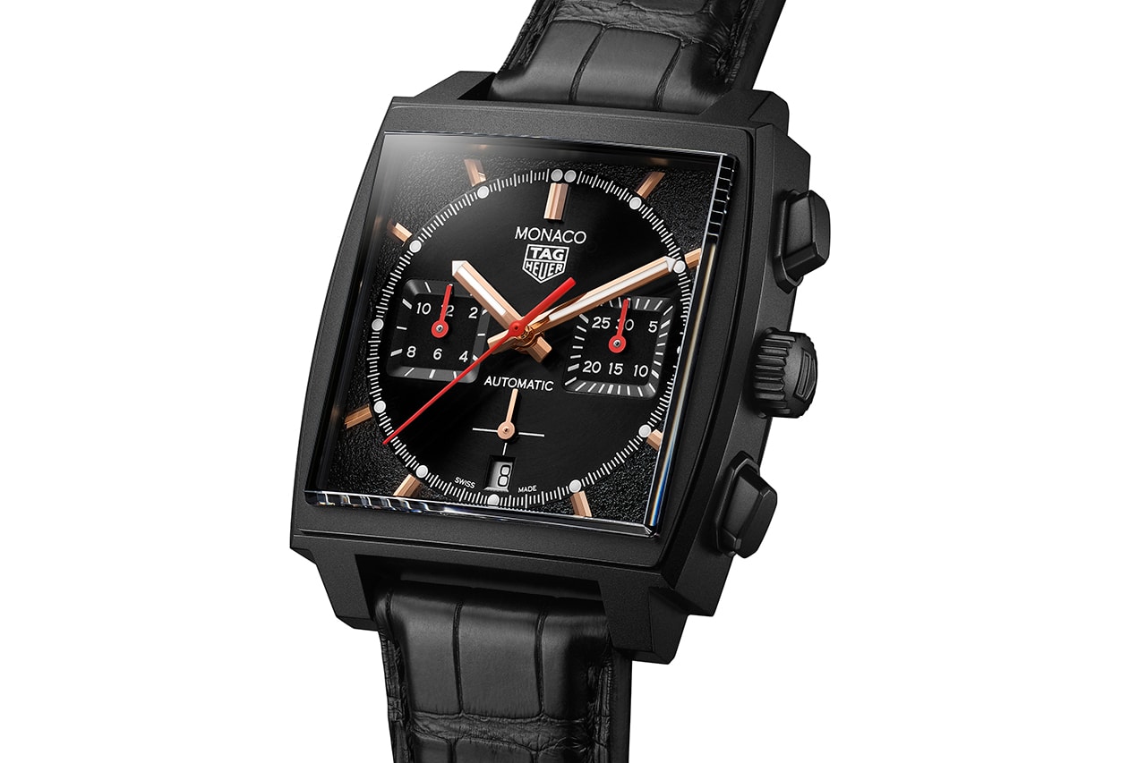 TAG Heuer Revives All-Black Monaco Dark Lord With DLC Titanium Special Edition