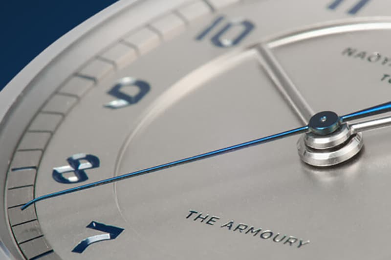 The Armoury Co-Founder Selected Lettercutter Typeface For Hour Markers