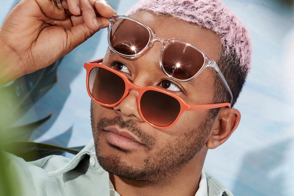 Toro y Moi x Warby Parker - Non Prescription Mahal Orange Sunglasses Toro y Moi Warby Parker Sunglasses: Where to Buy  main image 3