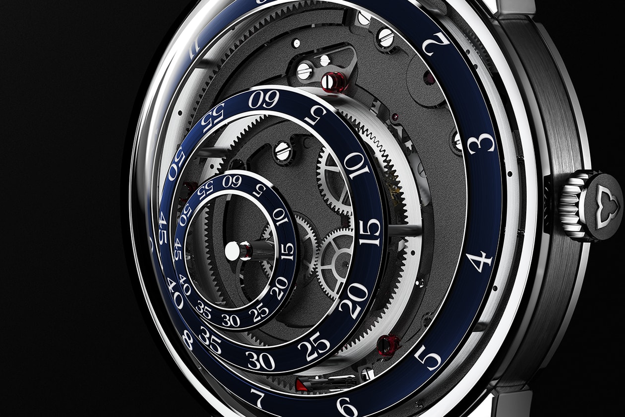 French Watchmaker Uses Rotating Concentric Rings To Display The Time