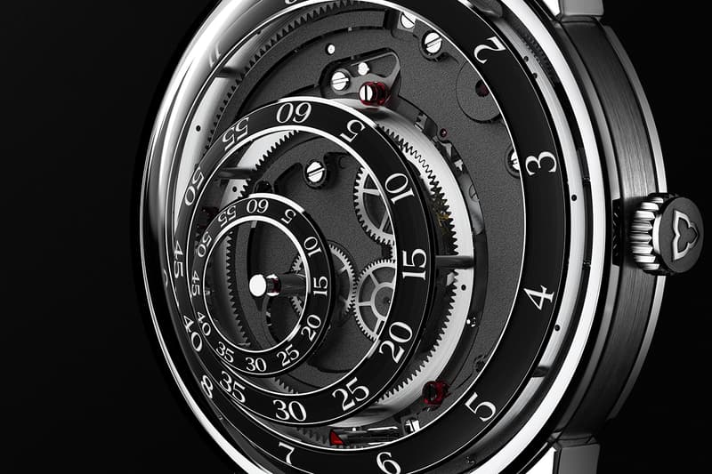 French Watchmaker Uses Rotating Concentric Rings To Display The Time