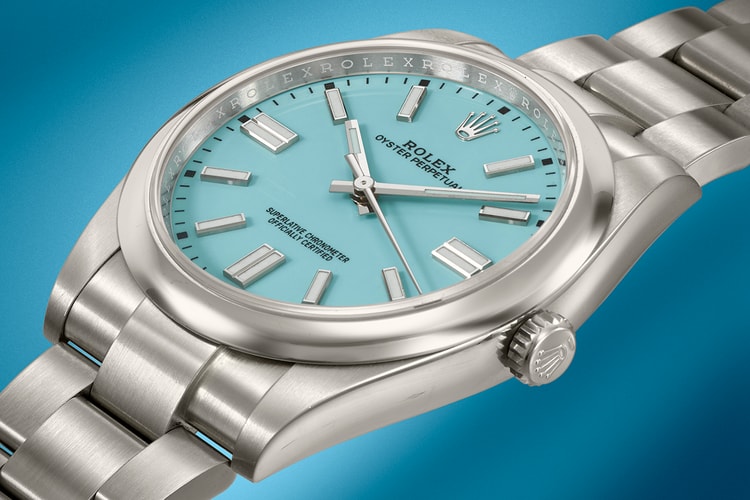 Turquoise Blue Rolex Oyster Perpetual Sells For Nearly $70,000 USD