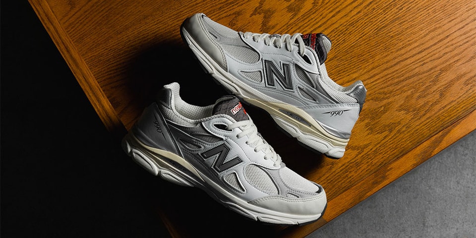 New Balance MADE in USA 990v3 Sea Salt Rain Cloud m990al3 HBX 