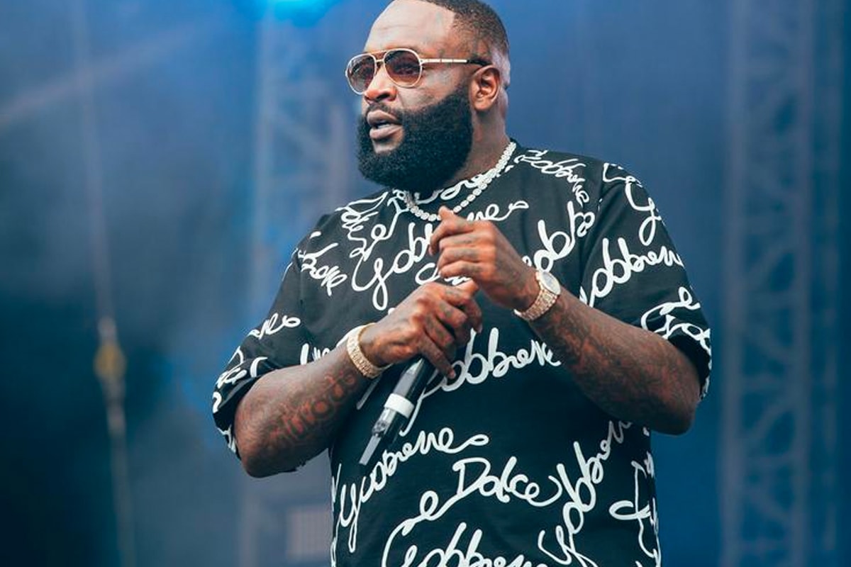 Watch Rick Ross Buy a 1975 Chevy Impala Convertible From Car Show Attendee With $150K USD in Cash rick ross car show promise land atlanta rozay 