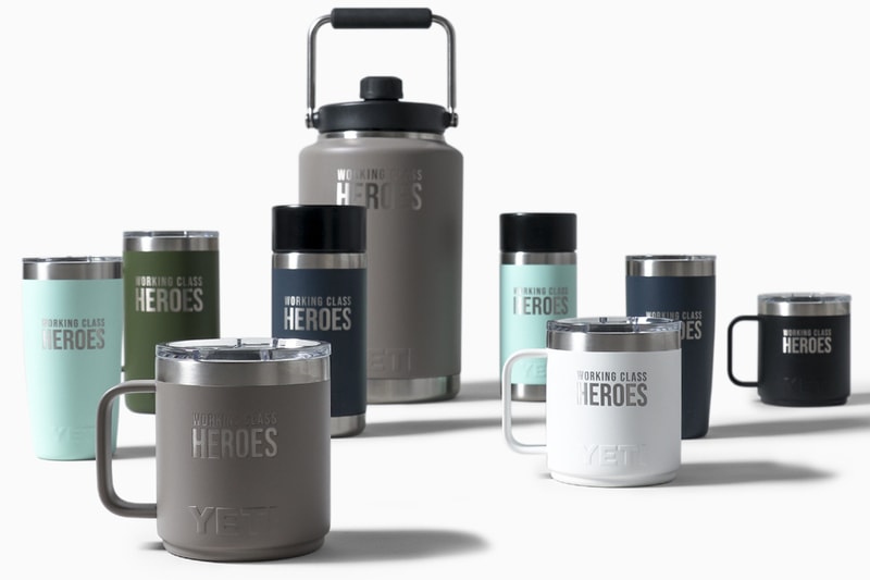 Working Class Heroes x YETI Drinkware Collaboration release information camping mugs furniture 