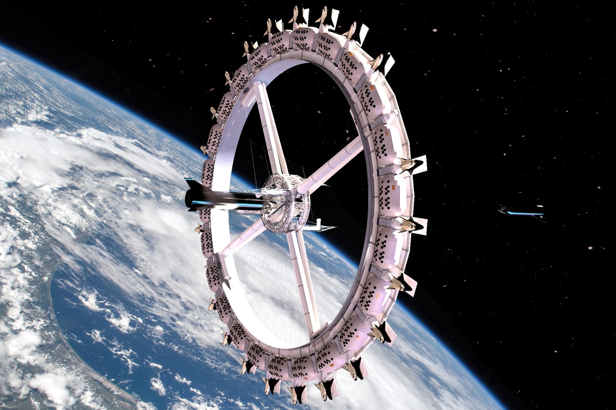 World's First Space Hotel Scheduled To Open in 2025 orbital assembly corporation voyager station iss pioneer station