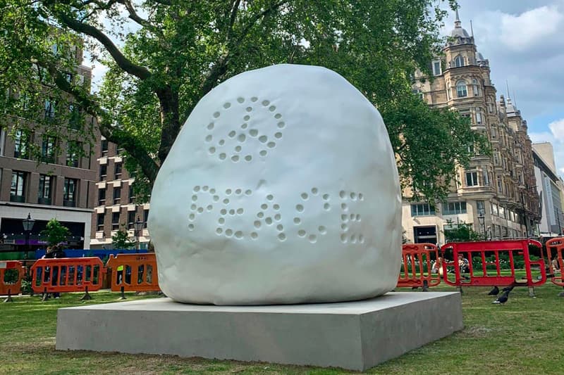 Yoshitomo Nara 'Peace Head' Sculpture London Hanover