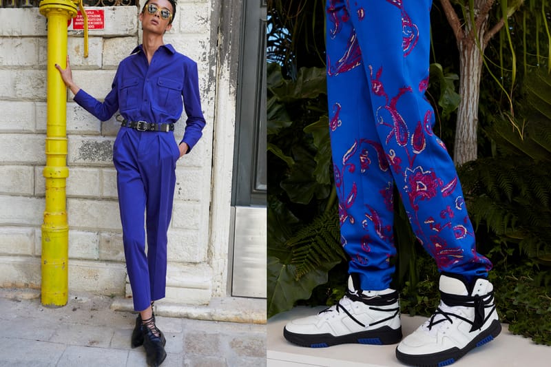 Saint Laurent’s Cool Blues Take Center Stage for SS22