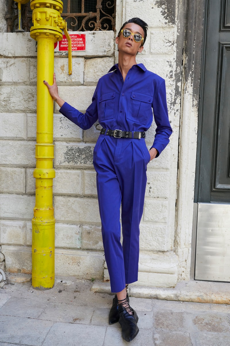 Saint Laurent Cool Blues Take Center Stage for SS22