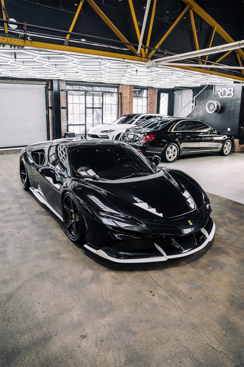 1016 industries custom carbon fiber body kit ferrari sf90 stradale hybrid powertrain 