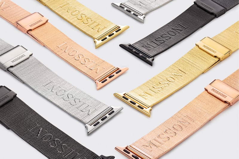 Apple Watch Missoni Straps gold silver