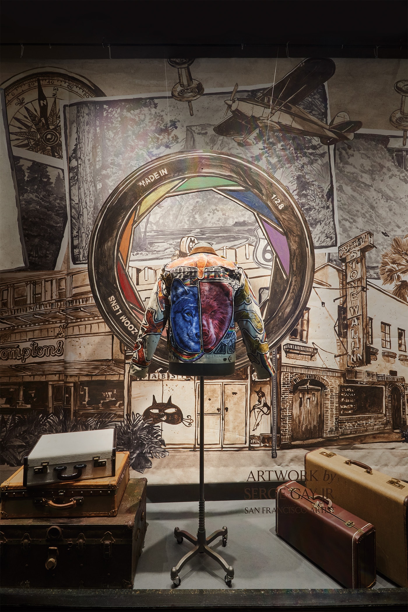 Banana Republic Pride Month LGBTQIA+ Artists Initiative storefronts