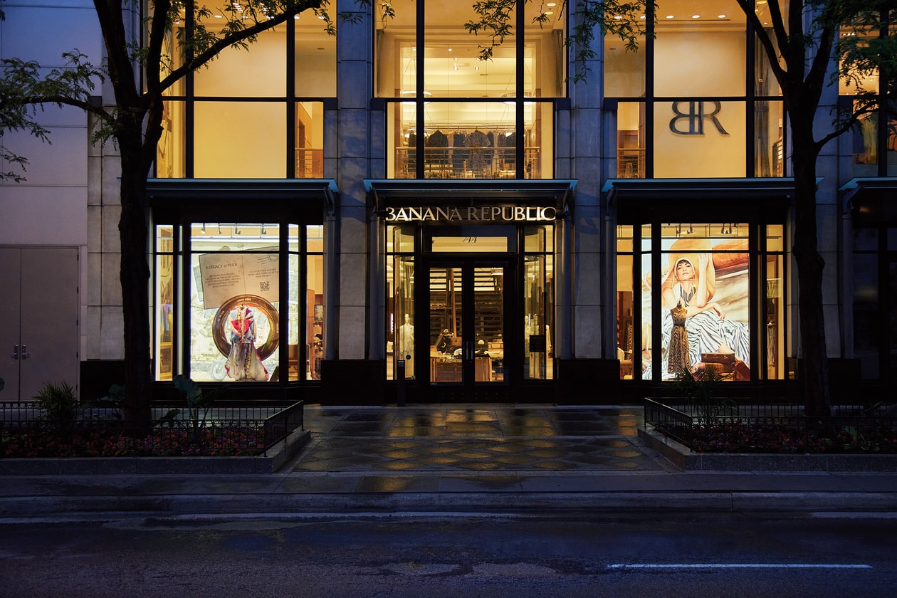 Banana Republic Pride Month LGBTQIA+ Artists Initiative storefronts 