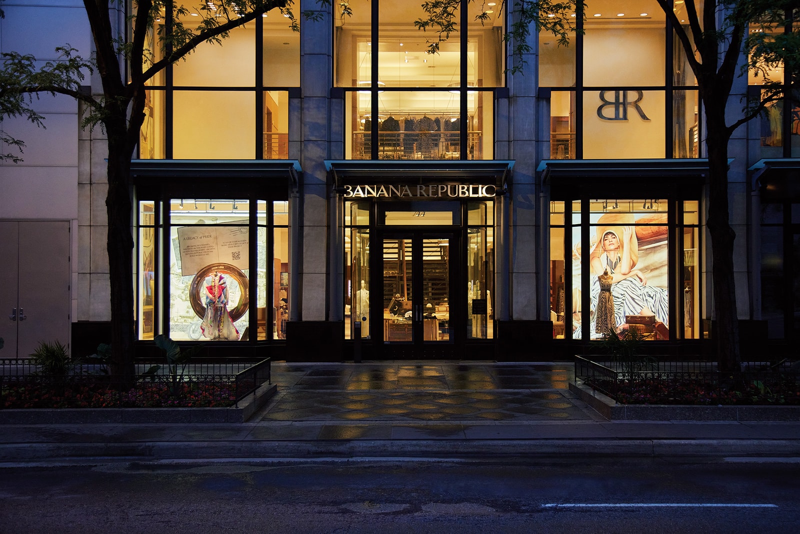 Banana Republic Pride Month LGBTQIA+ Artists Initiative storefronts
