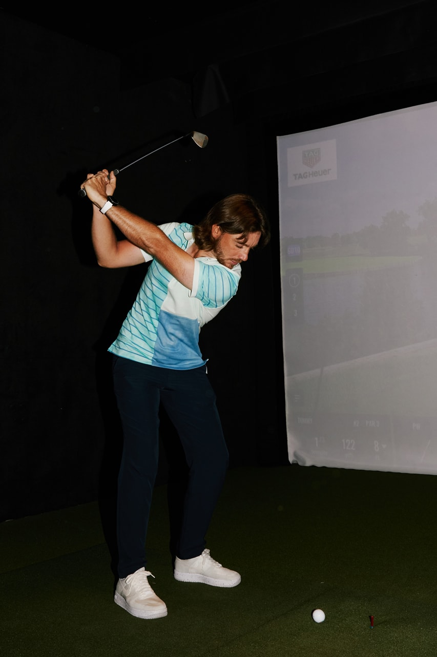 HYPEGOLF After Hours Tag Heuer Event Launch Party Recap Clubhouse Tommy Fleetwood Ben Clymer Connected Collection Digital Luxury Timepieces Trackman Simulator