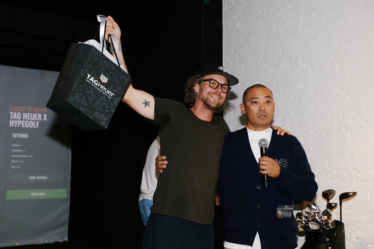 HYPEGOLF After Hours Tag Heuer Event Launch Party Recap Clubhouse Tommy Fleetwood Ben Clymer Connected Collection Digital Luxury Timepieces Trackman Simulator