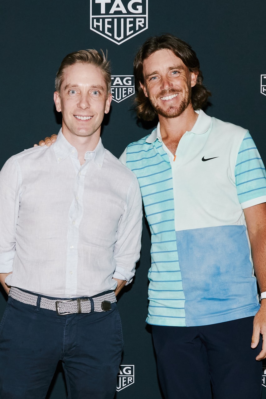 HYPEGOLF After Hours Tag Heuer Event Launch Party Recap Clubhouse Tommy Fleetwood Ben Clymer Connected Collection Digital Luxury Timepieces Trackman Simulator