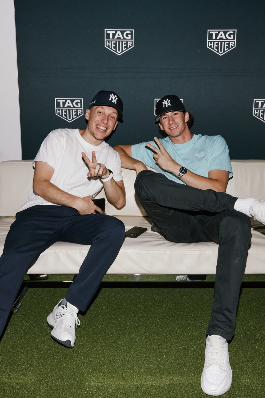 HYPEGOLF After Hours Tag Heuer Event Launch Party Recap Clubhouse Tommy Fleetwood Ben Clymer Connected Collection Digital Luxury Timepieces Trackman Simulator