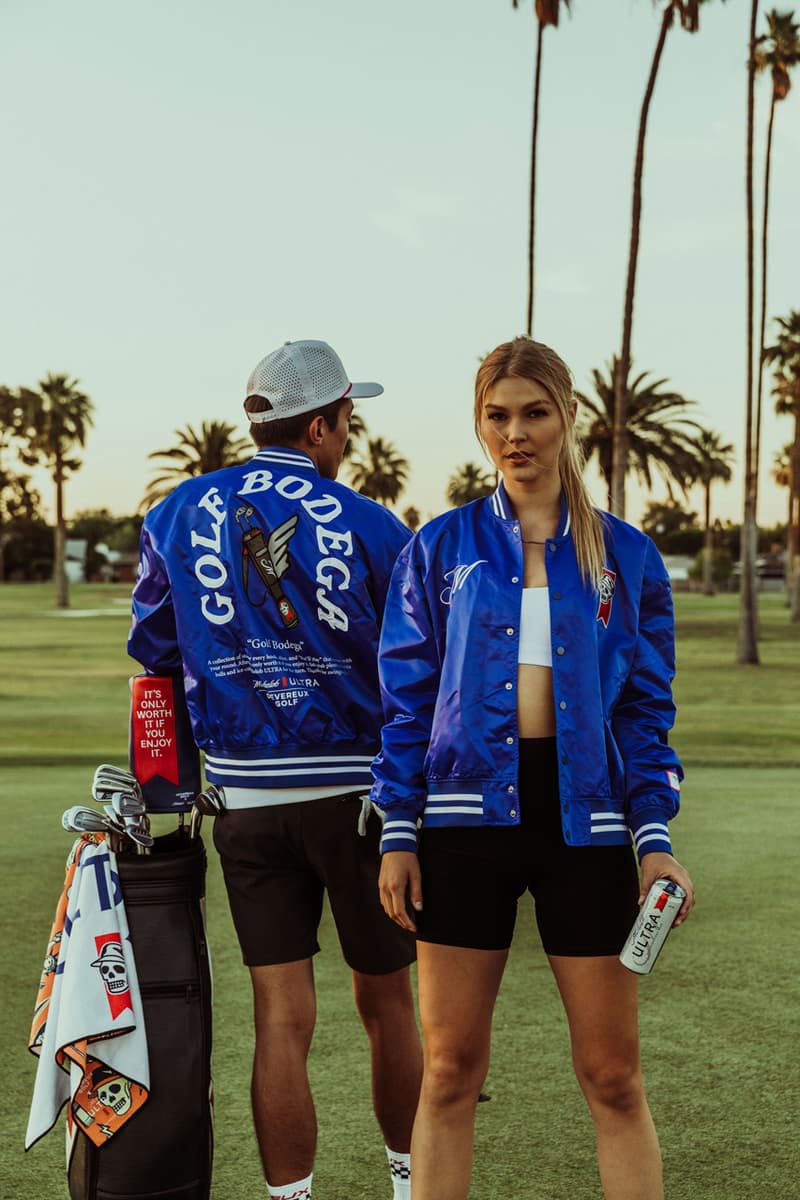 Michelob Ultra Organic Seltzer HYPEGOLF Clubhouse SoHo Michelob Ultra x Devereux Collection Apparel Accessories RADAMIZ Alex Corporan Andrew Singh Corey Townes DJ