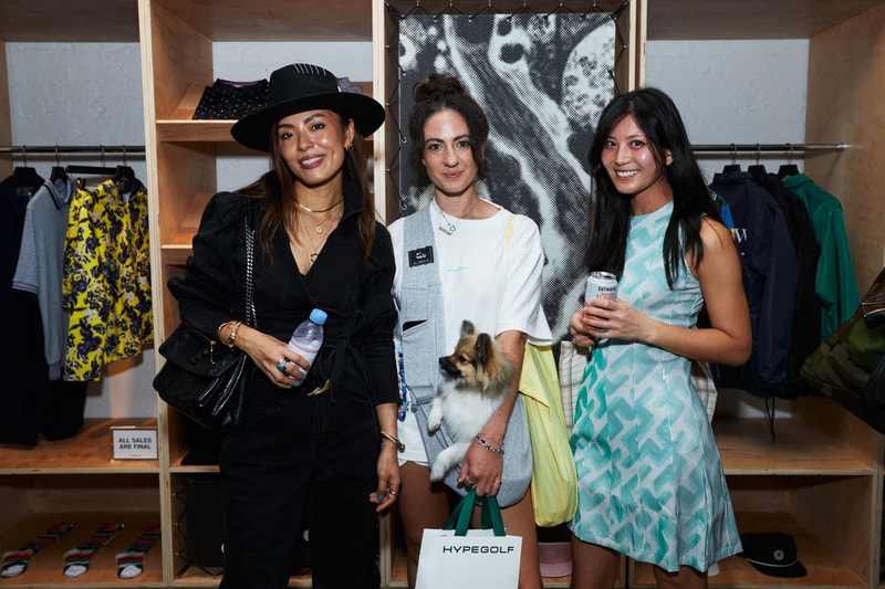 J. Lindeberg High Summer Collection Golf Apparel Launch Party HYPEGOLF Clubhouse 27 Mercer Street Trackman Simulator Five Iron Golf 